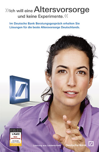 Deutsche Bank Werbung