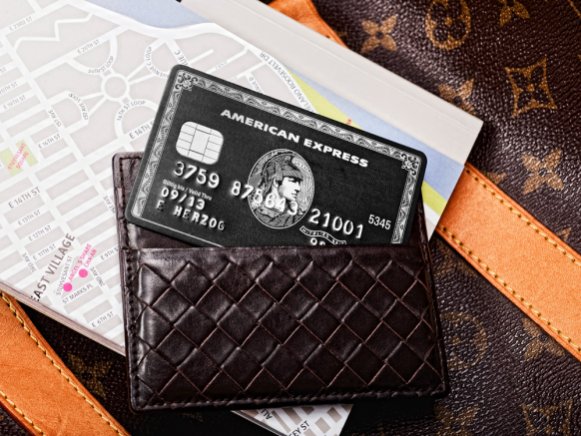 American Express Amex Centurion, schwarz, black