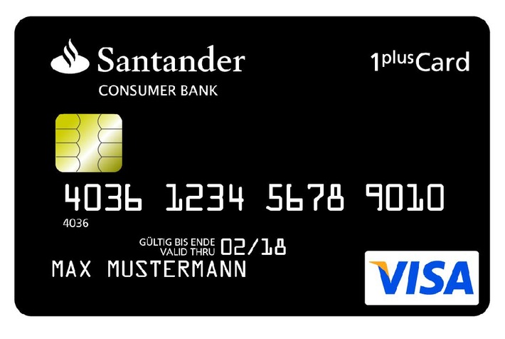 Santander 1plus Visa Card Kreditkarte