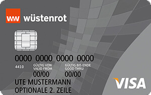 Wüstenrot Visa Prepaid Kreditkarte